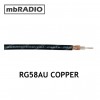 RG58AU 50Ω 5mm MULTI-STRAND COPPER COAX CABLE