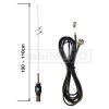 RFI CD28-41-50 (DETACHABLE) VHF CFA TUNED RX MOPOLE ANTENNA & CABLE SET *FOR SCANNER*