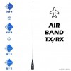 RFI CD29-118136-00 BLACK VHF AIR BAND 118-136MHZ TX/RX ANTENNA ONLY