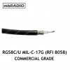 RFI RG58CU TINNED RFI (8058) RFI COMMERCIAL GRADE